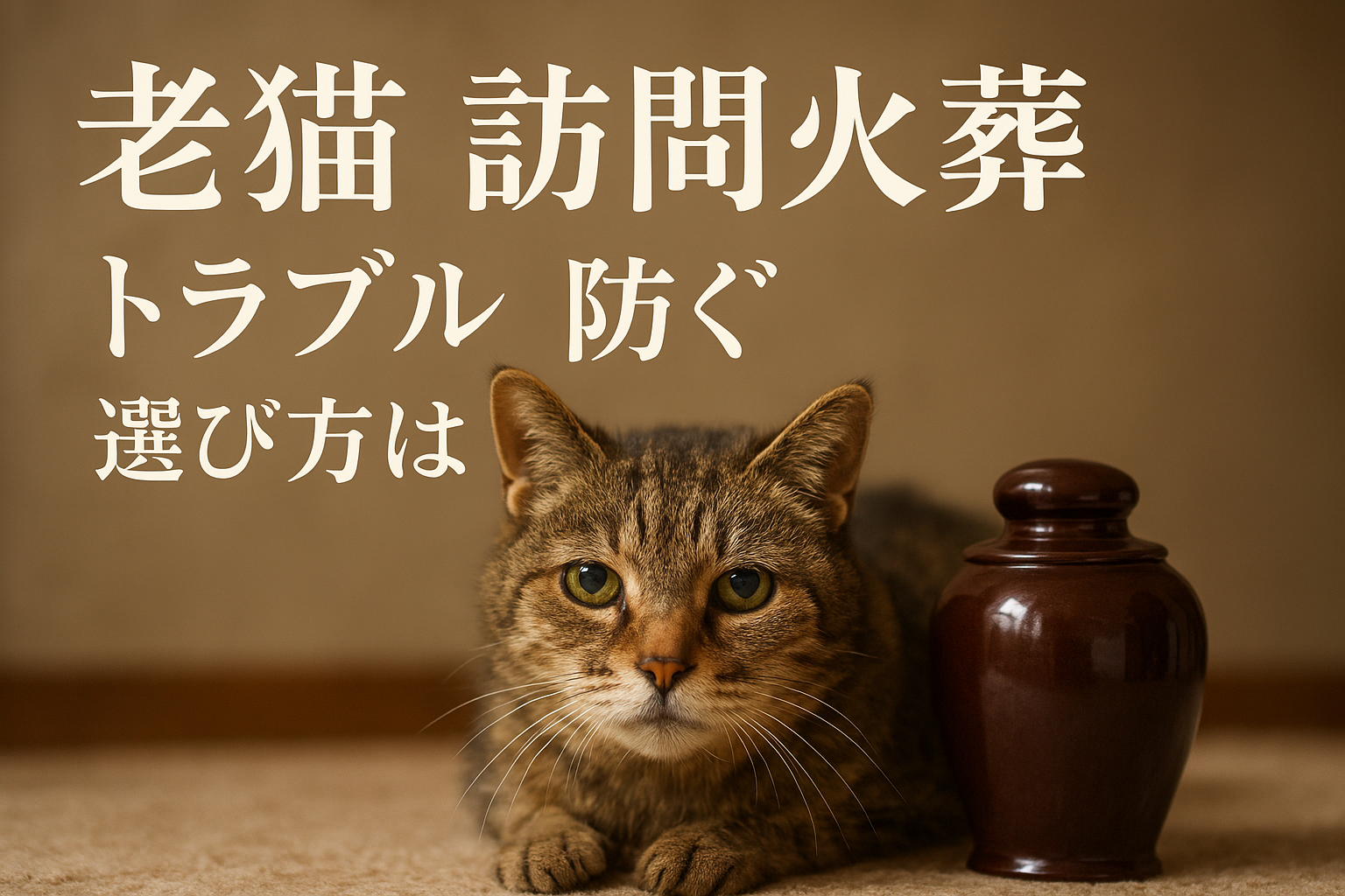 老猫 訪問火葬 トラブル 防ぐ 選び方は？