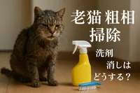 老猫 粗相 掃除 洗剤 臭い消しはどうする？