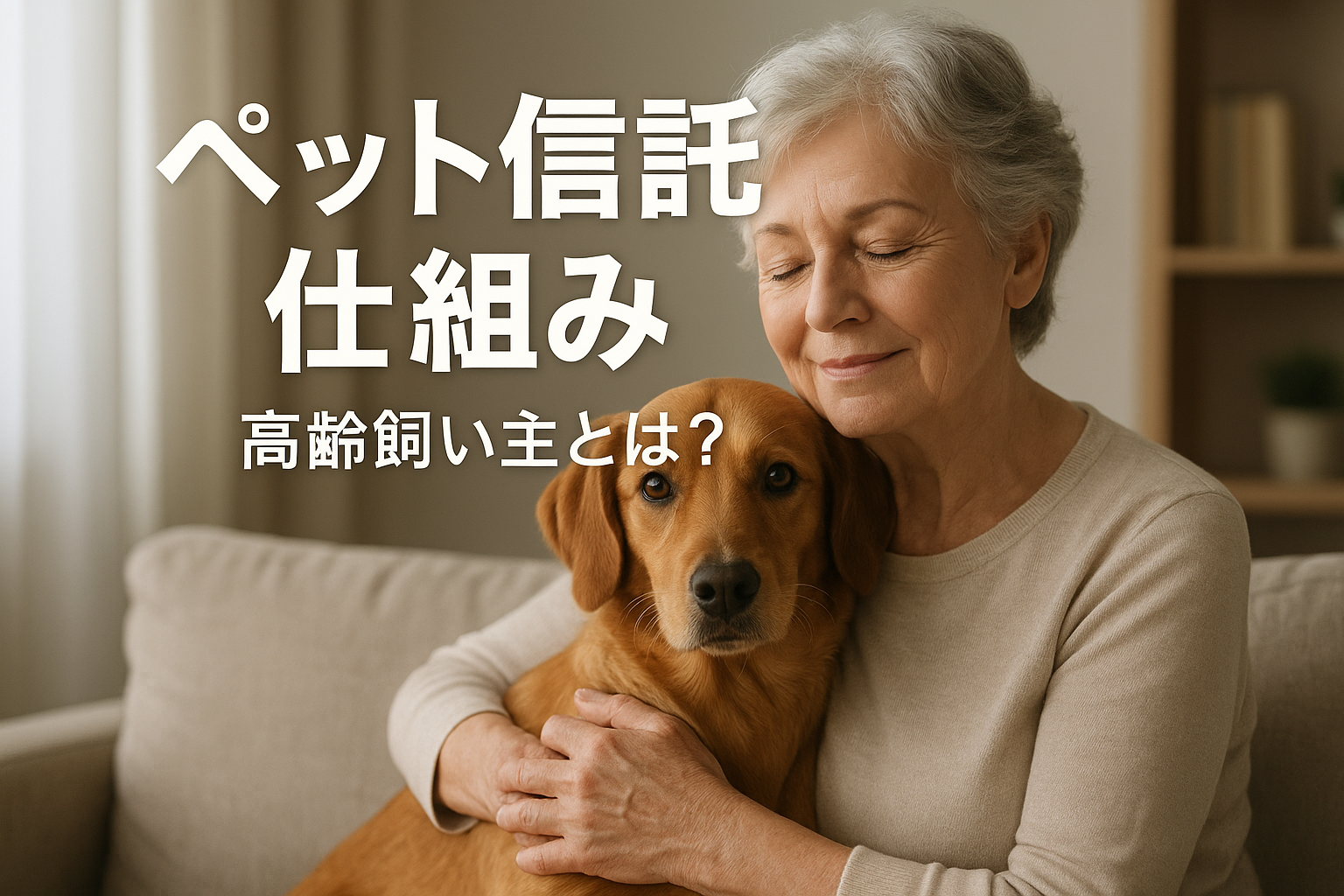 ペット信託 仕組み 高齢飼い主とは？
