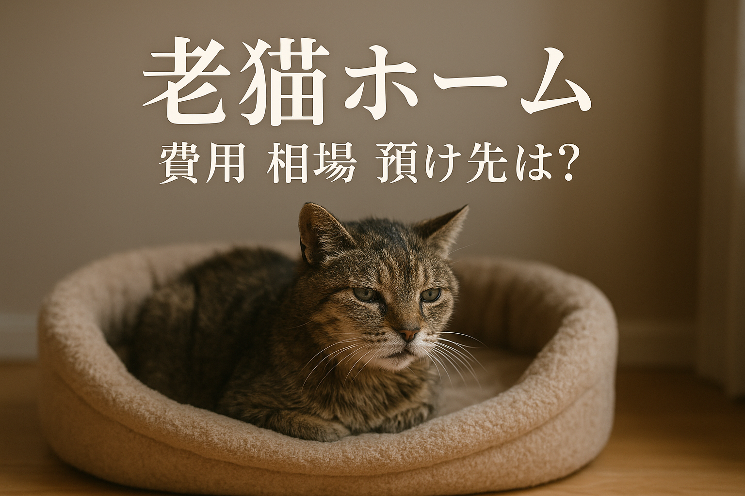 老猫ホーム 費用 相場 預け先は?
