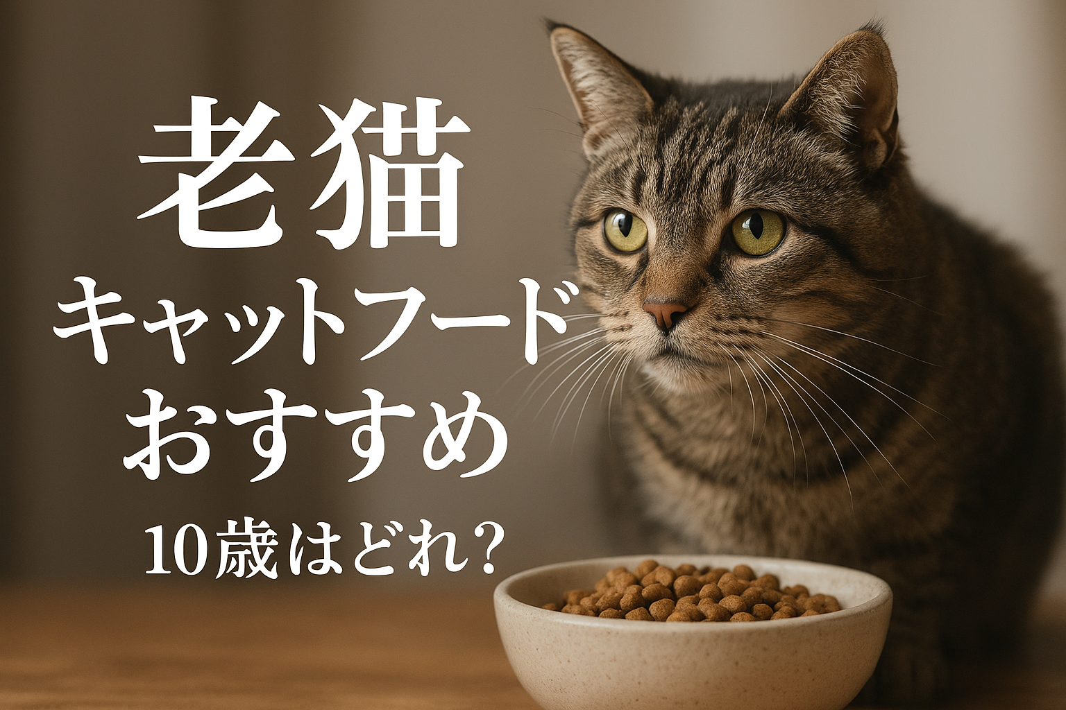 老猫 キャットフード おすすめ 10歳はどれ?