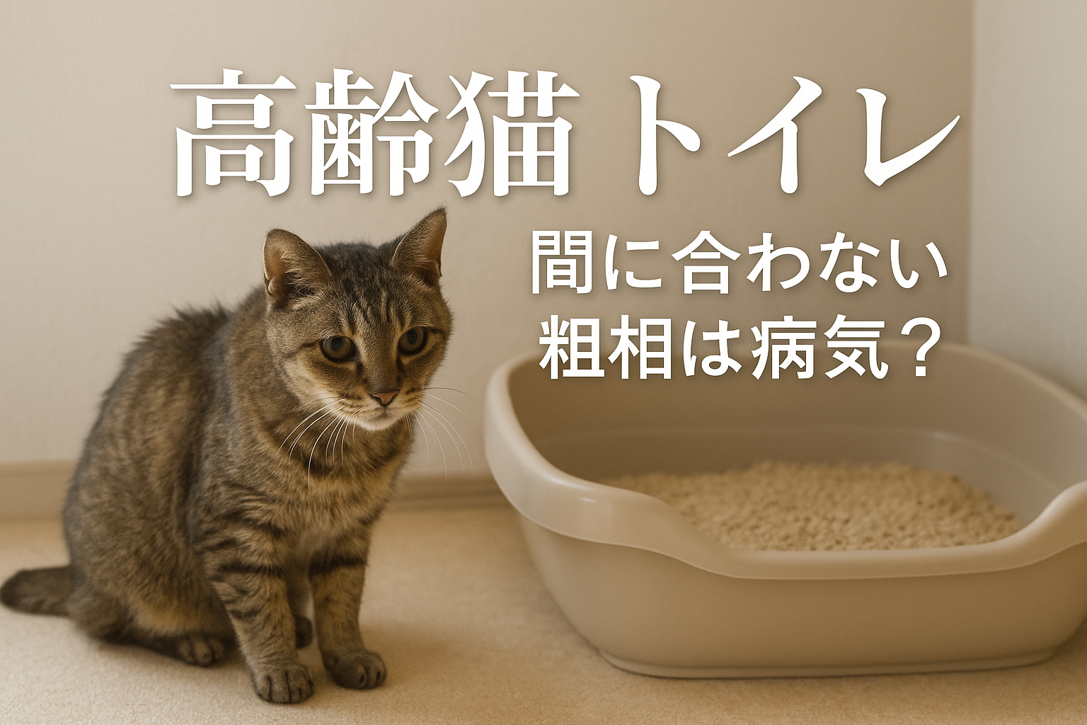 高齢猫 トイレ 間に合わない 粗相は病気?