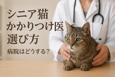 シニア猫 かかりつけ医 選び方 病院はどうする？