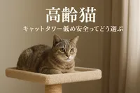 高齢猫 キャットタワー 低め 安全ってどう選ぶ？