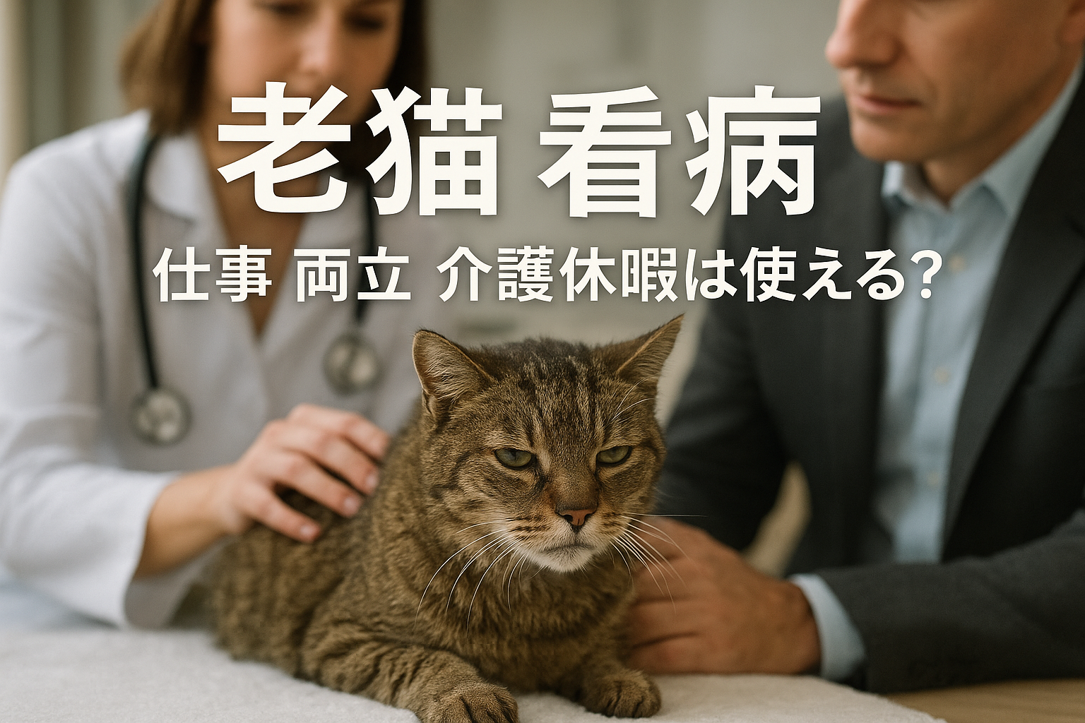 老猫 看病 仕事 両立 介護休暇は使える？