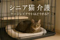 シニア猫 介護 ケージ レイアウトはどうする？