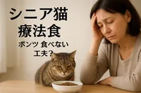 シニア猫 療法食 ポンツ 食べない 工夫？
