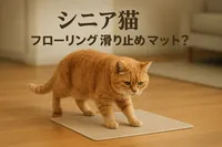 シニア猫 フローリング 滑り止め マット？