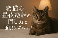 老猫の昼夜逆転の直し方と睡眠リズムは？