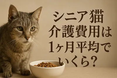 シニア猫介護費用は1ヶ月平均でいくら？