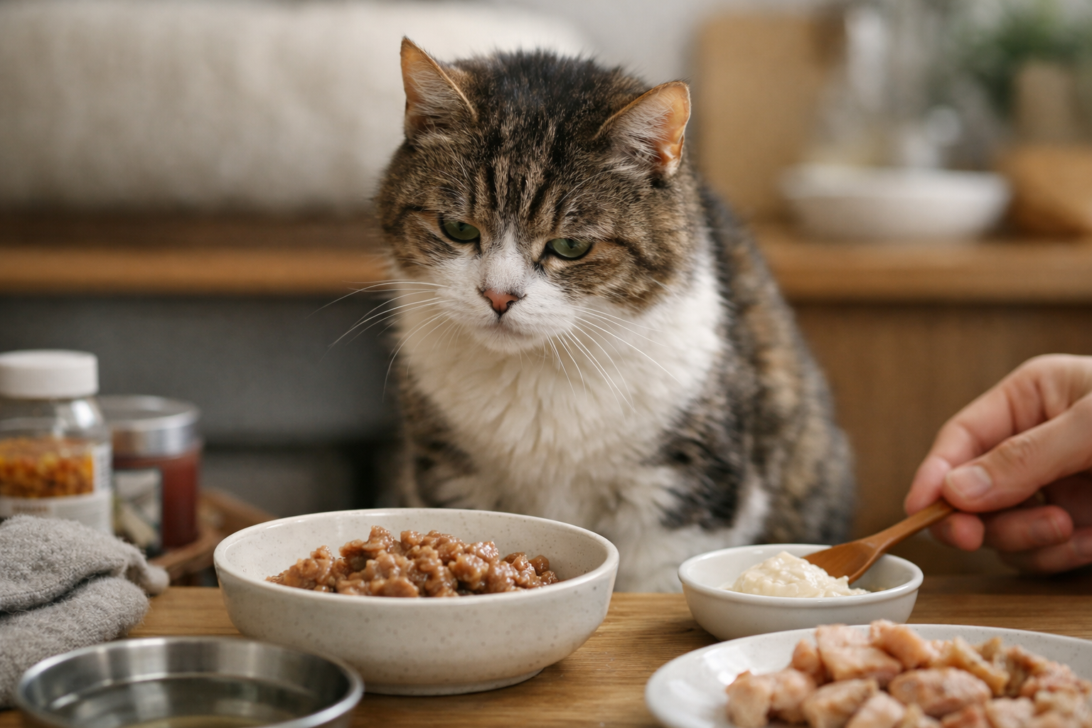 シニア猫さんがごはんを食べないときに考えられる理由
