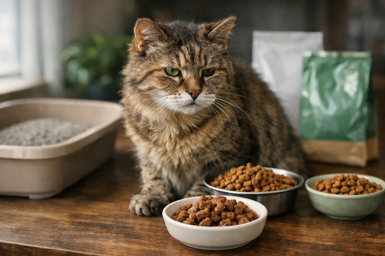 便秘がちな高齢猫さんでフード見直しが重視される理由