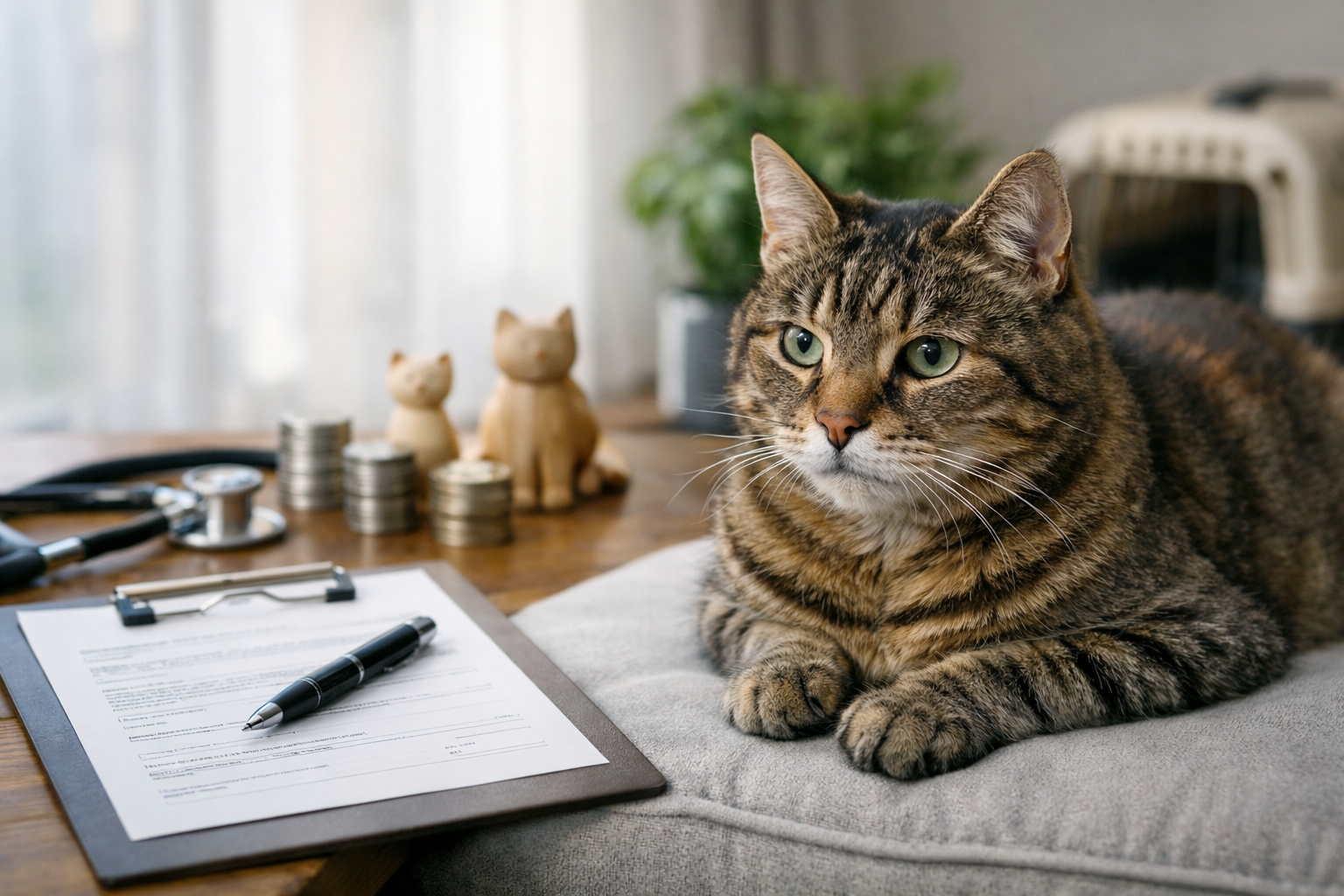 10歳の猫でも、加入できる保険は残っています