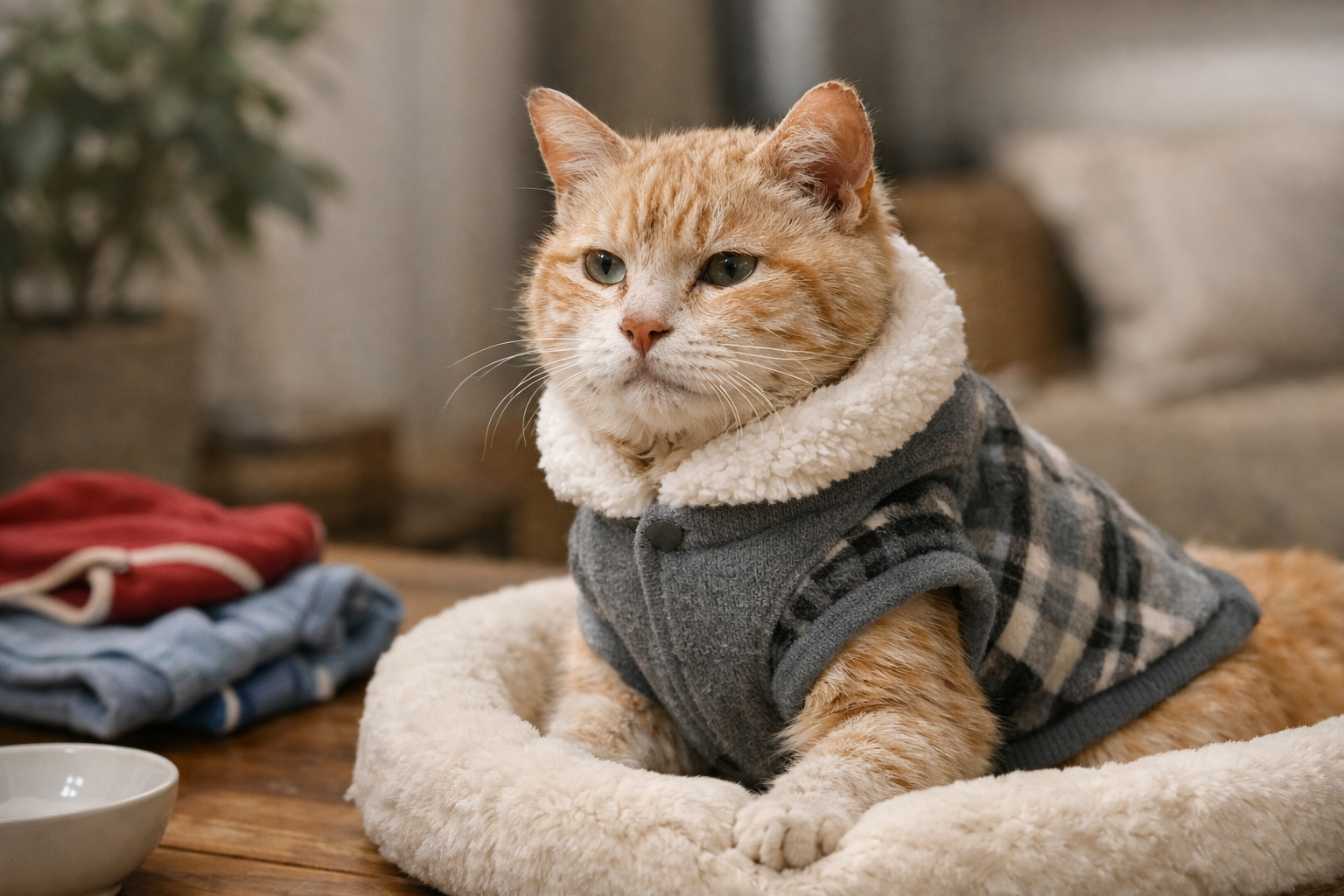 老猫さんの体の変化から考えると、服選びの基準が見えてきます