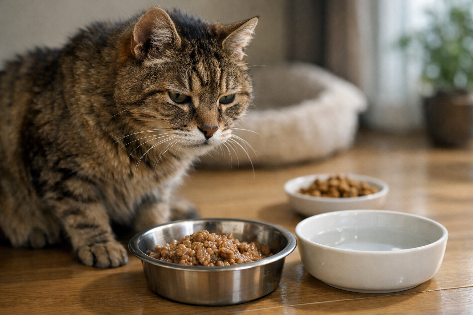 老猫が急に食べなくなったときは「24時間」を目安に動くのが基本です