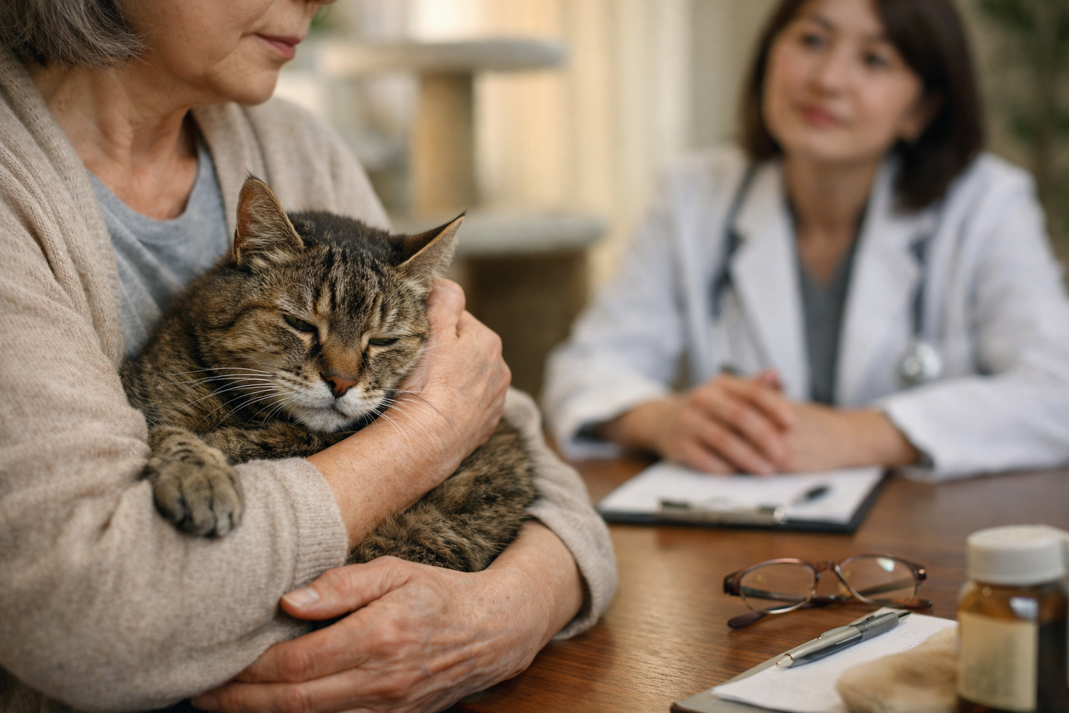 相談先が必要になる理由は「猫さんの変化」と「飼い主さんの限界」が同時に起きやすいからです