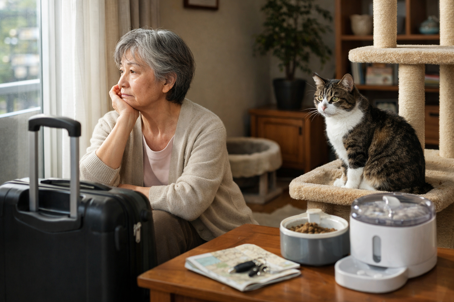 最優先は「急な不在でも猫が困らない体制」を作ることです