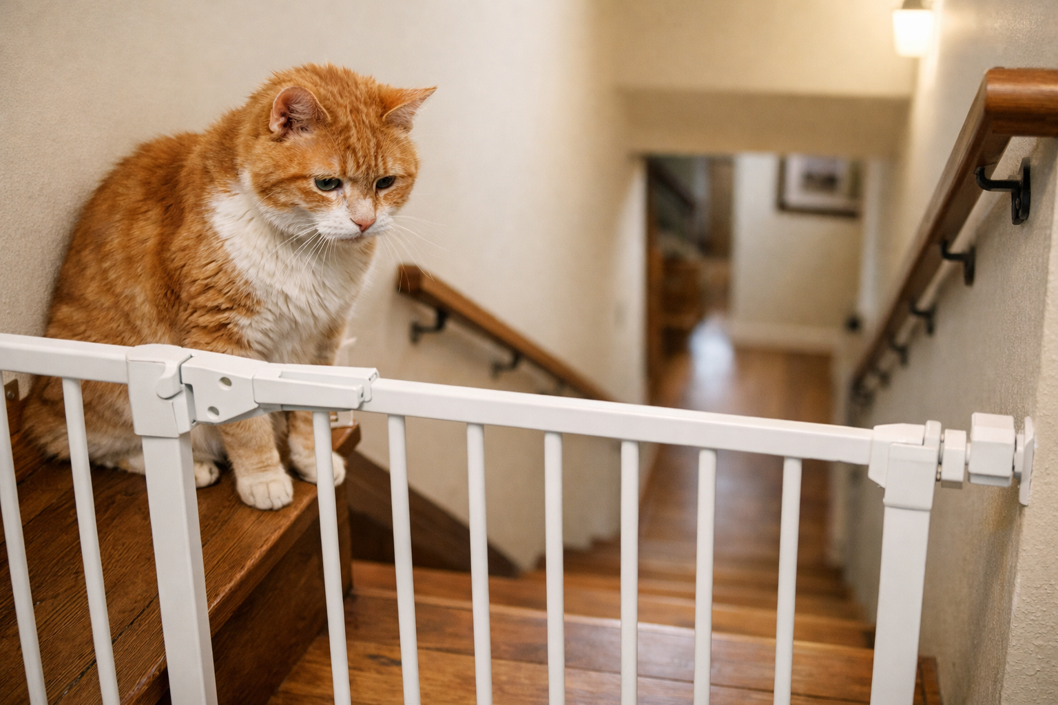 若い頃は平気でも、老猫さんは階段が急に危険になりやすいと考えられます