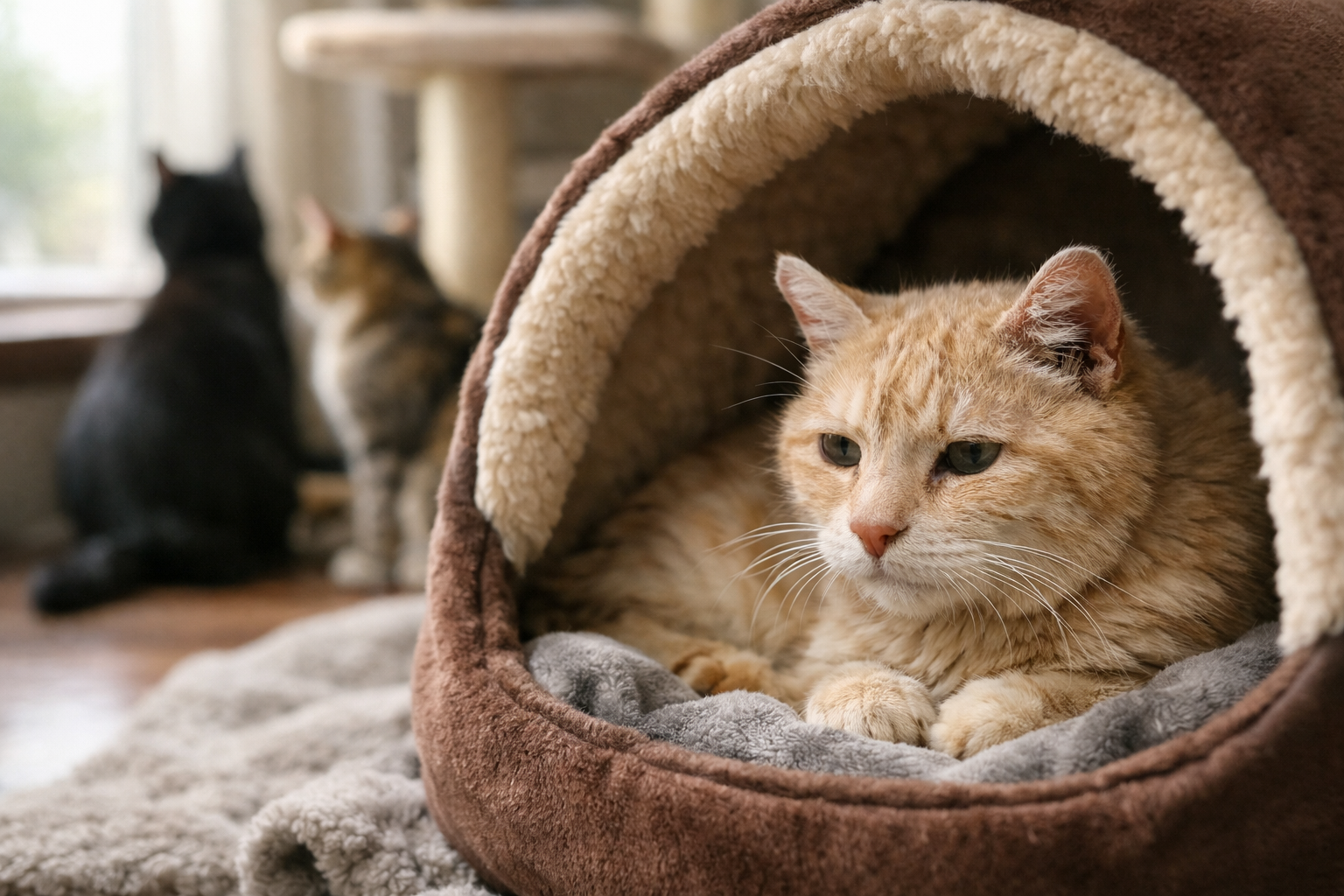なぜ「老猫さん専用の落ち着ける場所」が必要とされるのか