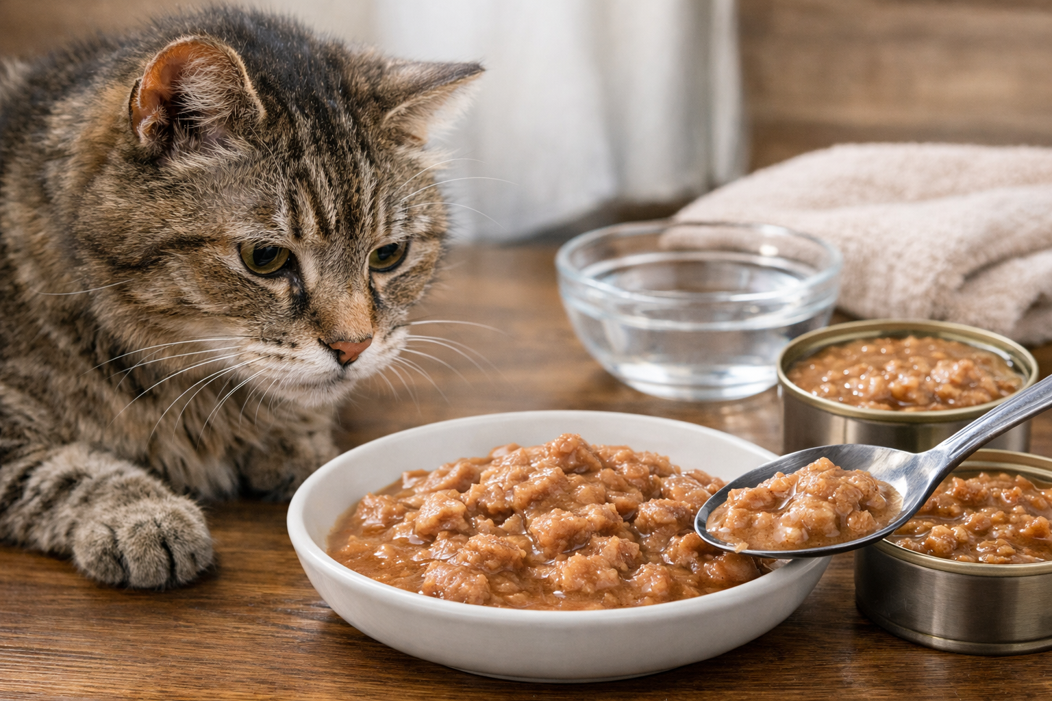 シニア猫さんには「やわらかい形状＋水分＋消化負担の少なさ」を軸に選ぶのが基本です