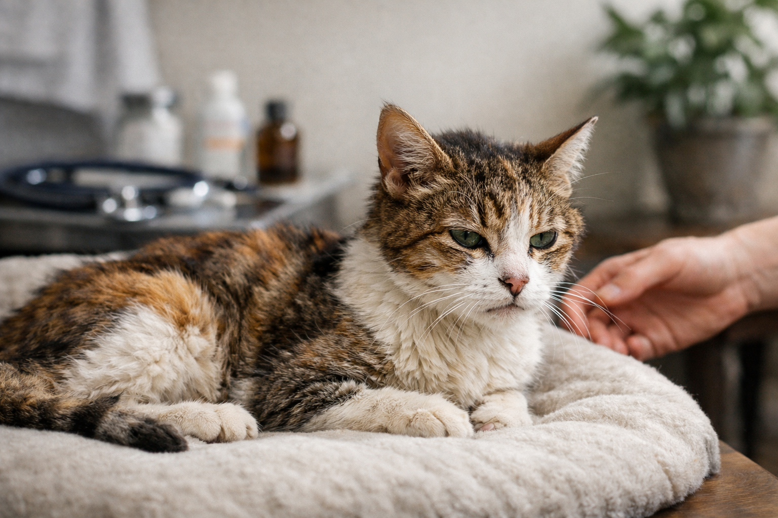 老猫が痩せるのは「病気のサイン」の可能性があります