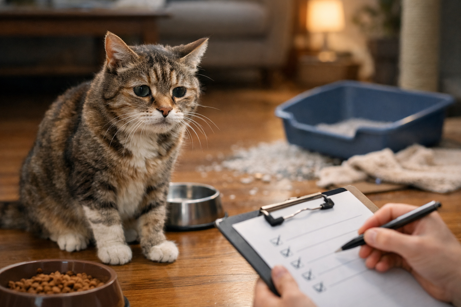 高齢猫の認知症は「生活の中の小さなズレ」から始まることがあります