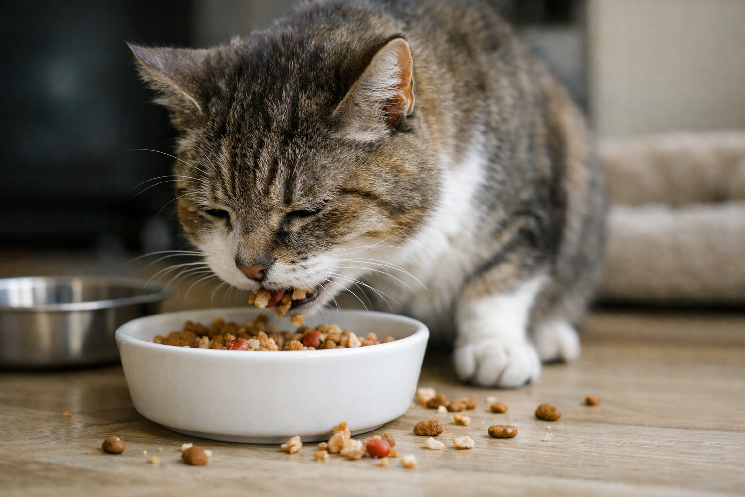 なぜ老猫はごはんをこぼすようになるのか