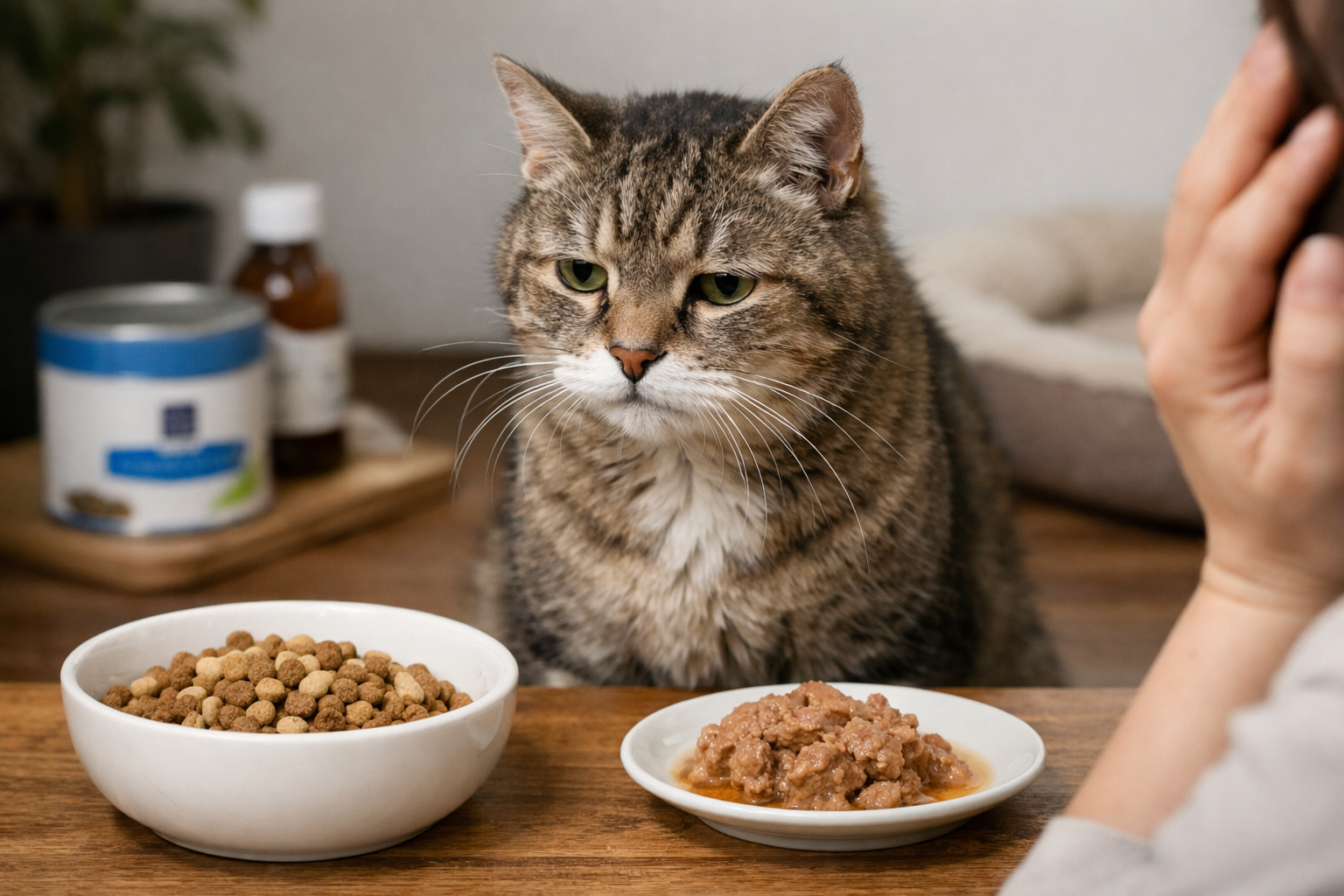 シニア猫の療法食は無理せず焦らず段階的に切り替えることが重要