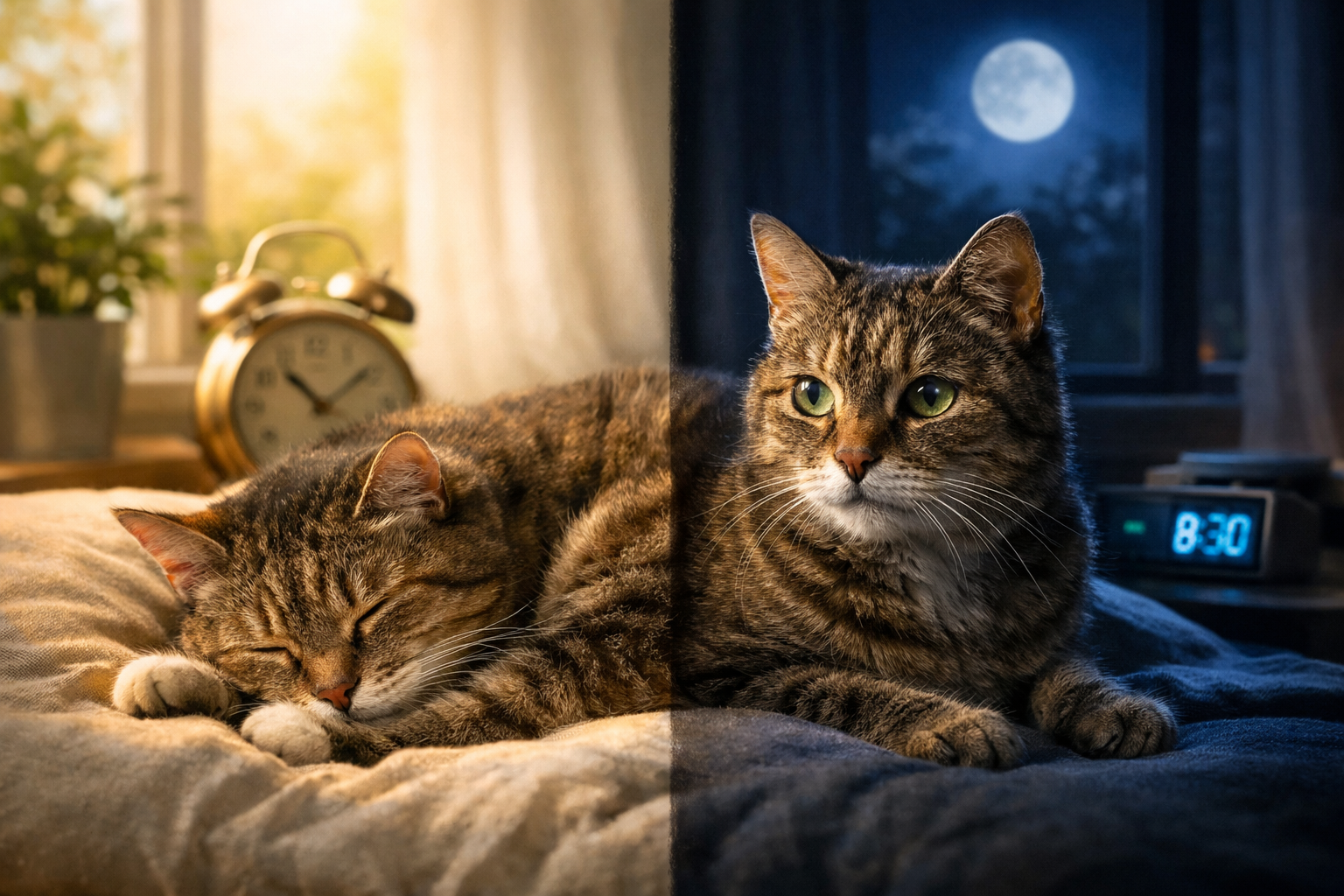 なぜ老猫の睡眠リズムが崩れて昼夜逆転が起こるのでしょうか