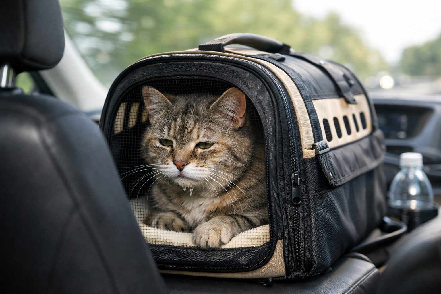 老猫の車移動における酔い対策とキャリー活用の重要性