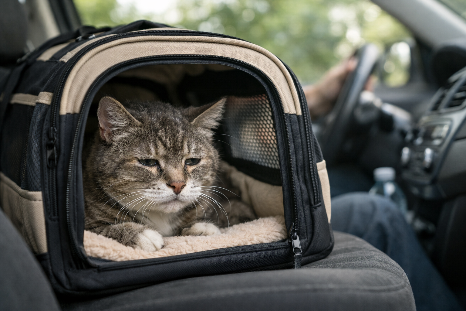 なぜ老猫は車移動で酔いやすいのか