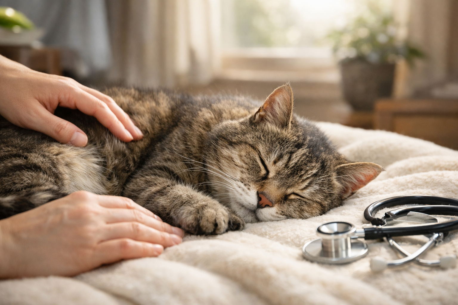 高齢猫の深い睡眠と体調不良を見分ける基準