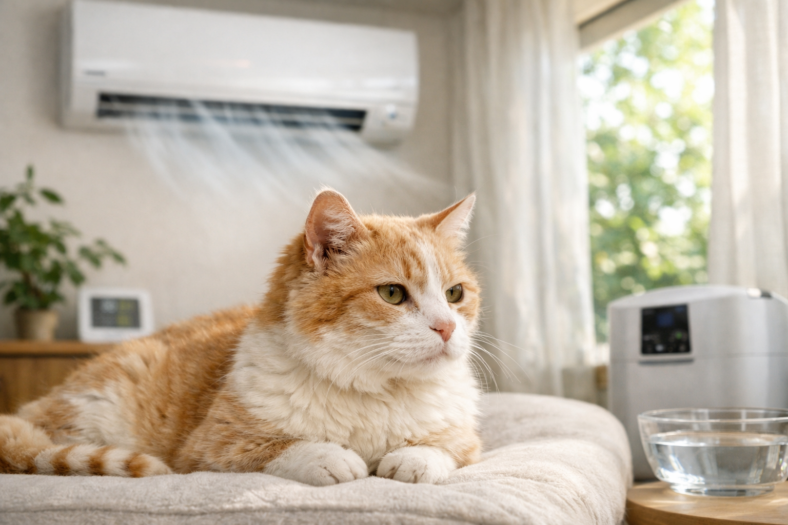 高齢の猫に対して細やかな温度と湿度の管理が推奨される理由